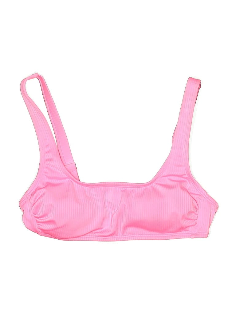 Pre-owned Wild Fable Swimsuit Top Pink Swimwear