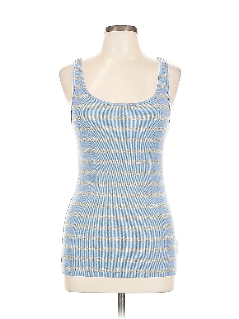 Pre-owned Gap Outlet Tank Top Blue Square Neckline Tops