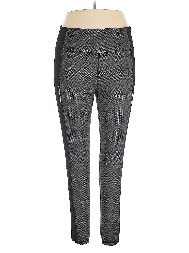 Pre-owned Danskin Now Active Pants In Gray