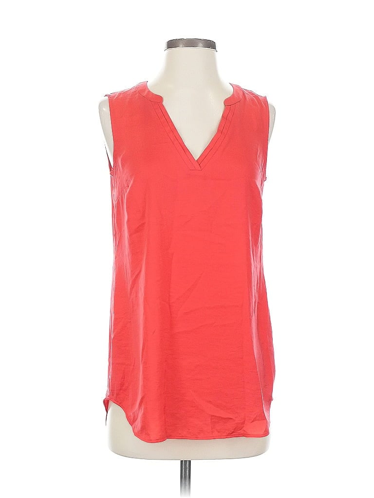 Click to view more detailed imagery on our partner's website Pre-owned Cabi Sleeveless Top Red V Neck Tops