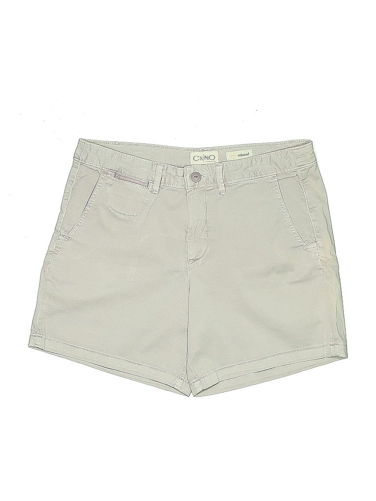 Pre-owned Chino By Anthropologie Khaki Shorts In Gray