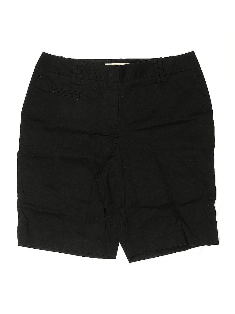 Pre-owned Ann Taylor Loft Cargo Shorts In Black