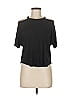 Seductions 100% Rayon Black Short Sleeve Top Size M - photo 1