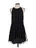 Joie 100% Polyester Solid Black Casual Dress Size S - photo 2