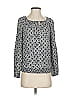Lucky Brand Blue Long Sleeve Blouse Size XS - photo 1