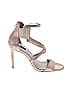 DKNY Silver Tan Heels Size 10 - photo 1
