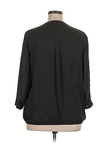 Soho JEANS NEW YORK & COMPANY 3/4 Sleeve Blouse (view 2)