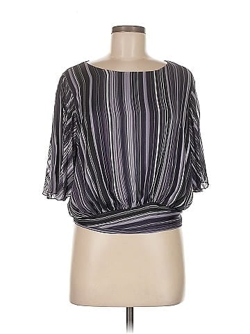 Soho JEANS NEW YORK & COMPANY 3/4 Sleeve Blouse (view 1)