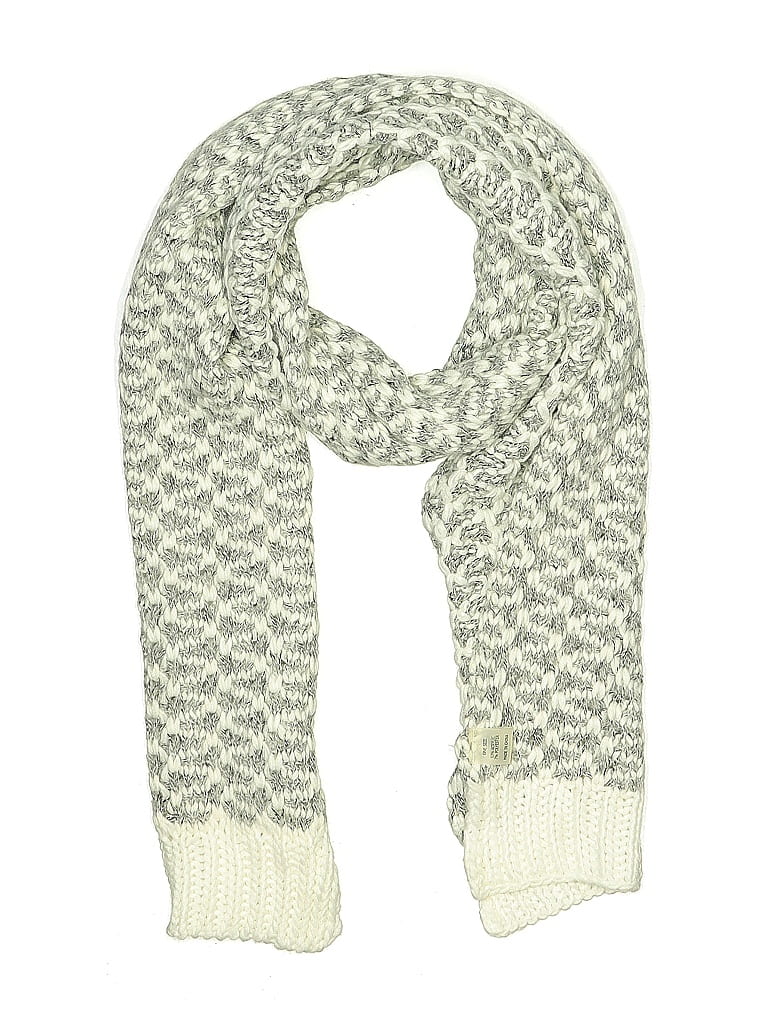 Pre-owned Black Rivet Scarf In Gray
