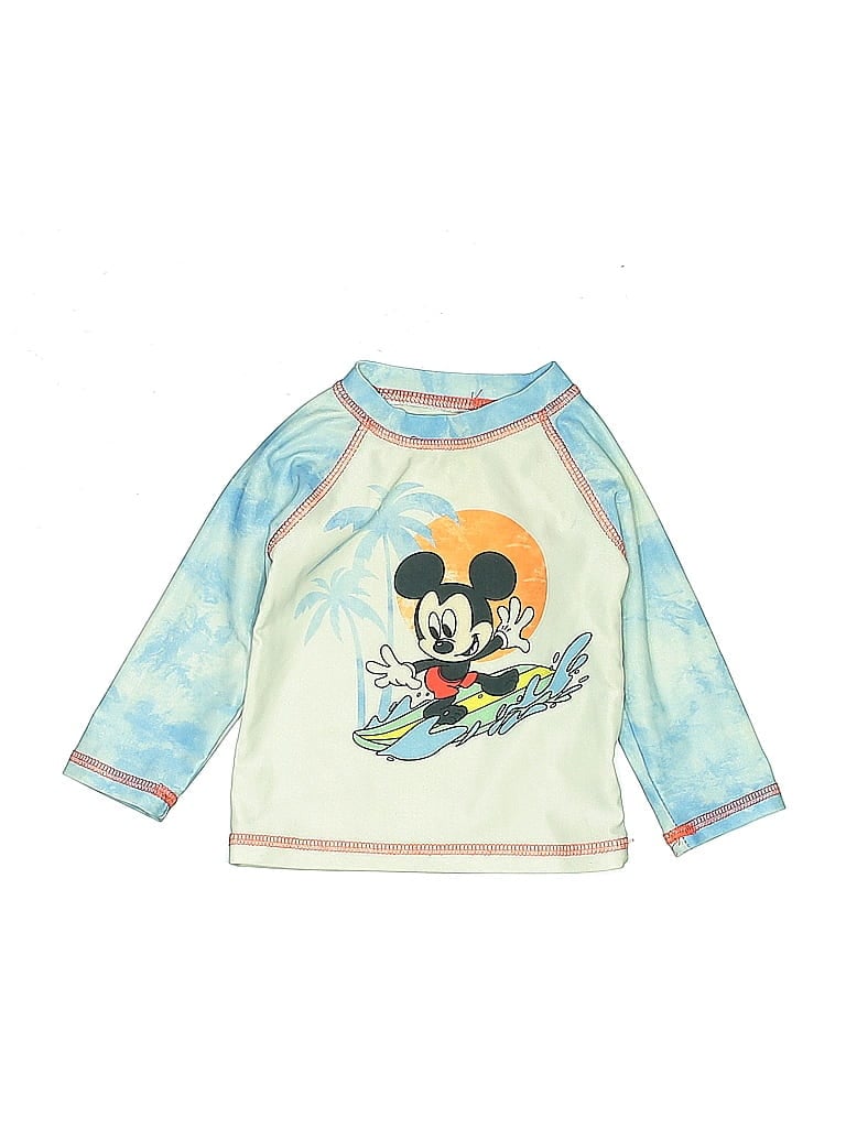 Pre-owned Disney Babies' Rash Guard In Blue
