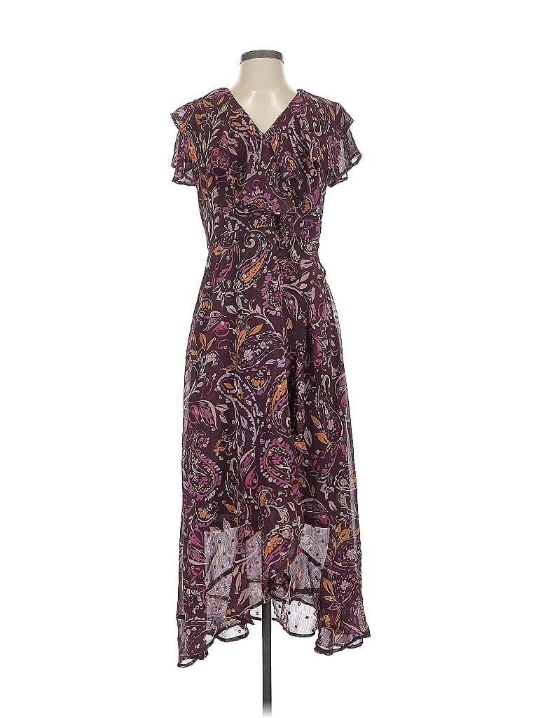 Pre-owned Piper & Scoot Casual Dress In Purple
