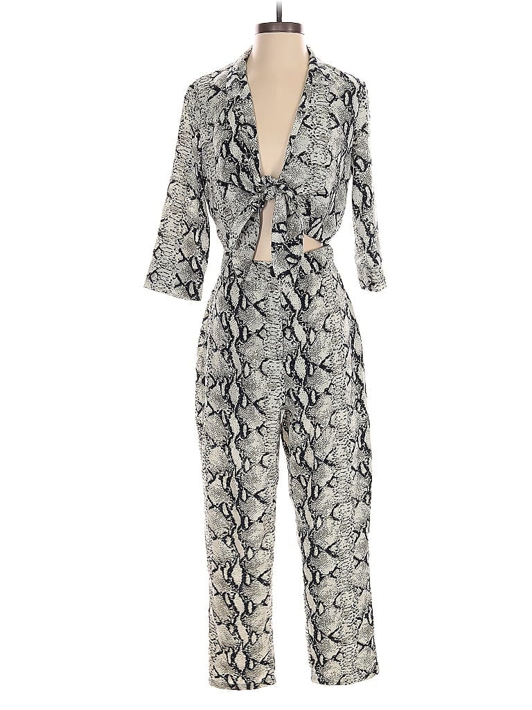 Pre-owned Prettylittlething Jumpsuit In Blue