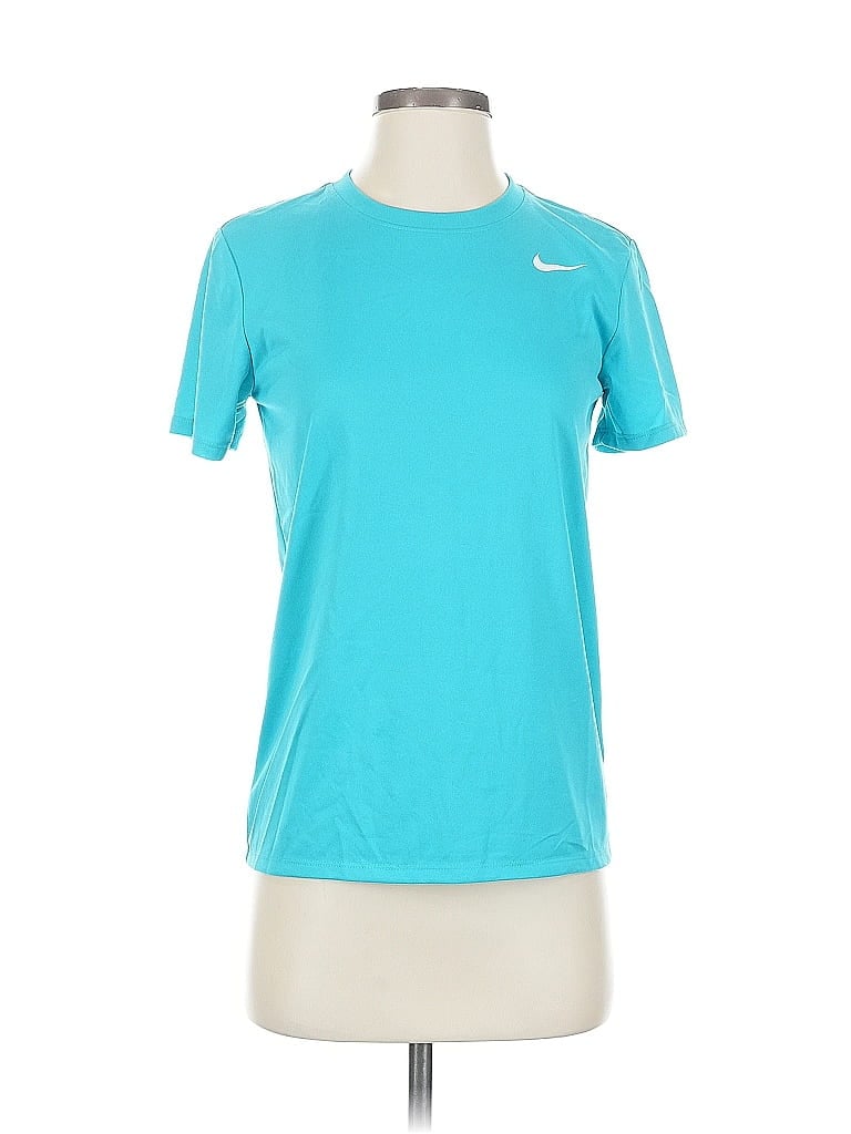 Pre-owned Nike Active T-shirt In Blue