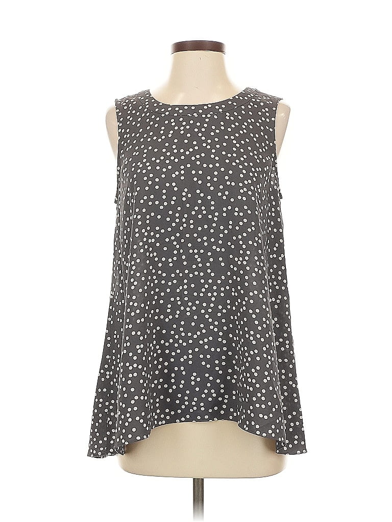 Pre-owned Anne Klein Sleeveless Blouse In Gray