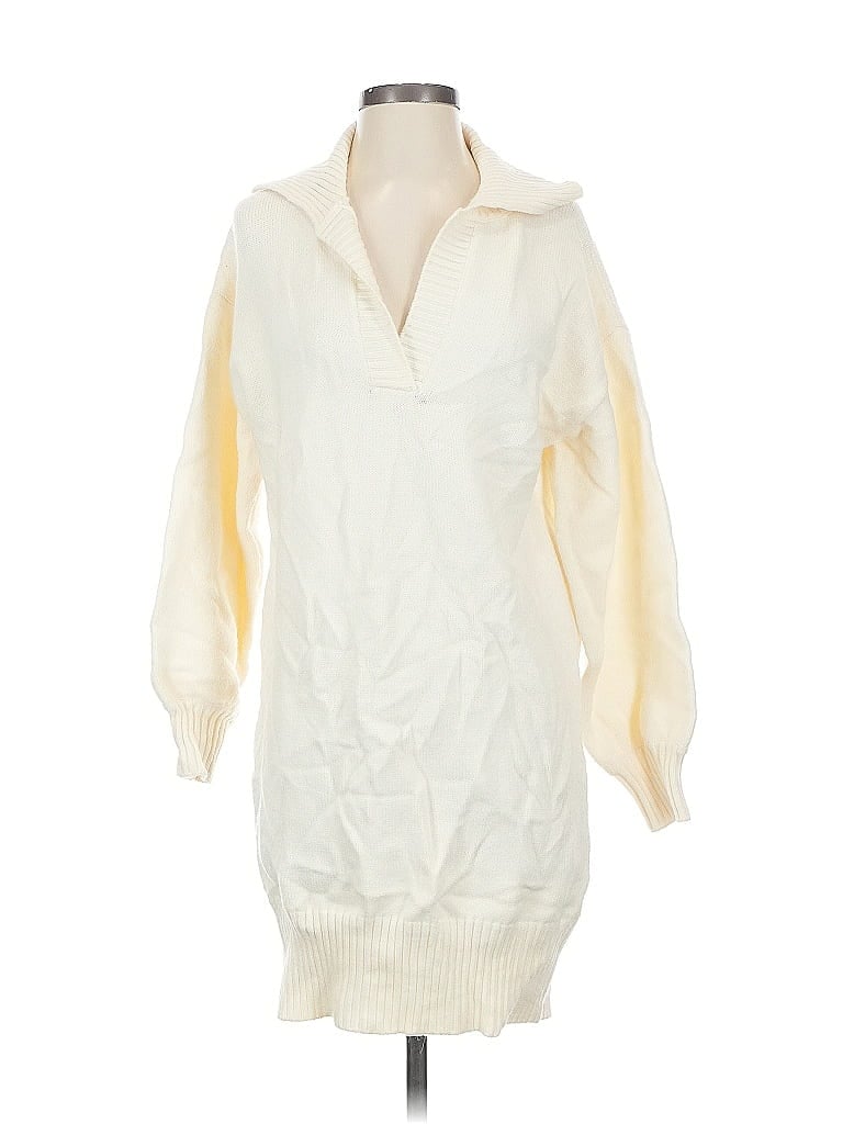 ELAN Pre-owned Pullover Sweater In White