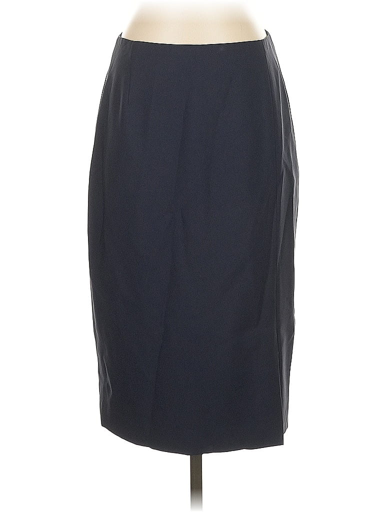 Pre-owned Tahari By Asl Formal Skirt In Gray