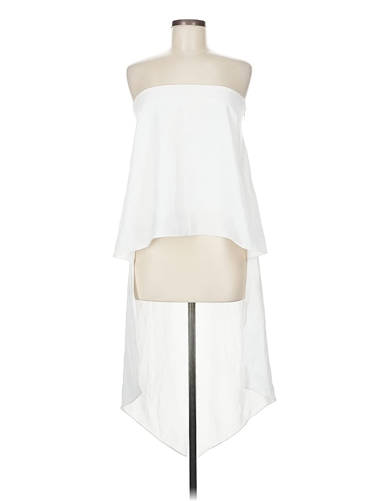 Pre-owned Sachin & Babi Tube Top White Strapless Neckline Tops