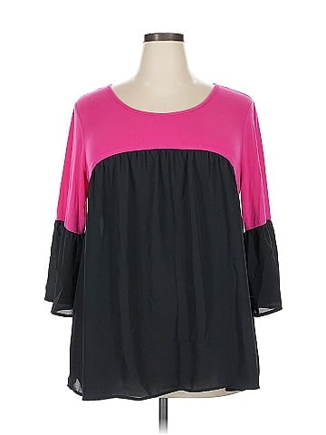 NY Collection 3/4 Sleeve Blouse (view 1)