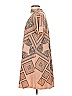 Blu Pepper Graphic Tan Casual Dress Size S - photo 5