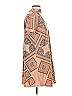 Blu Pepper Graphic Tan Casual Dress Size S - photo 4