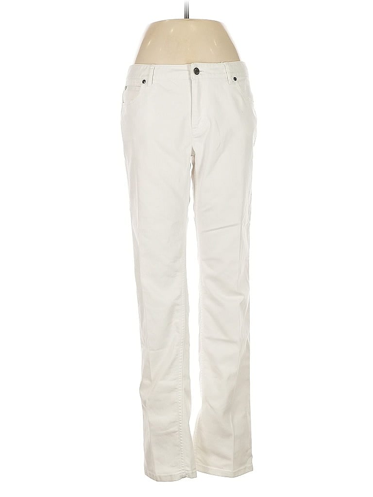 Pre-owned Jjill Casual Pants In White