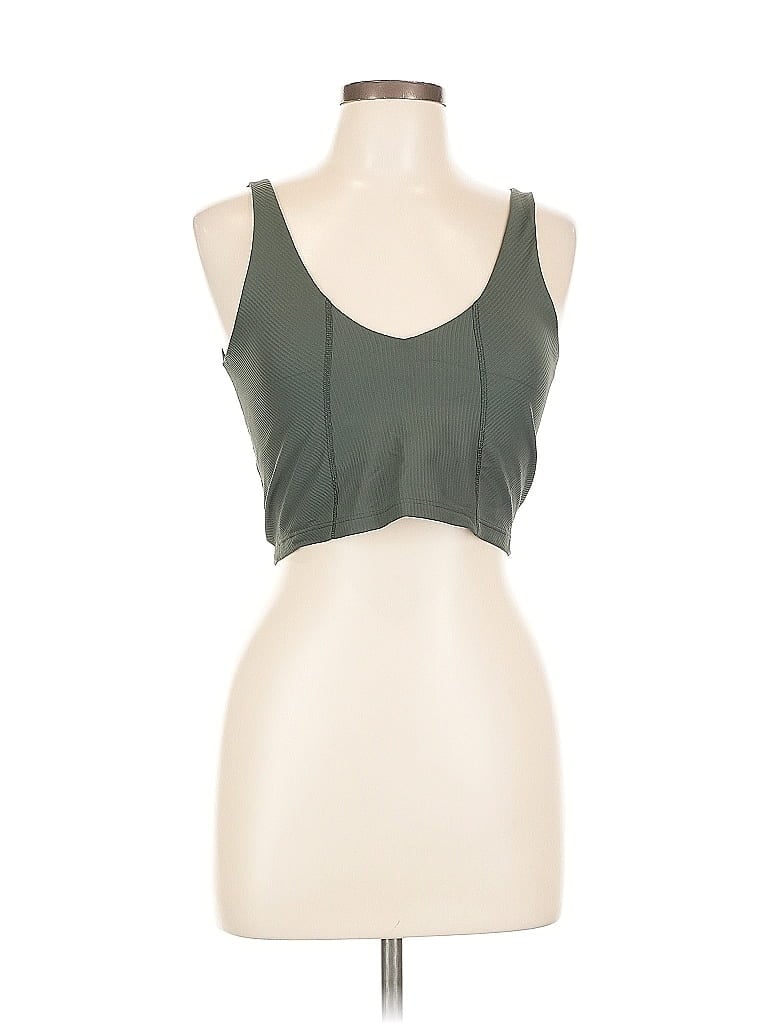 Pre-owned Active By Old Navy Tank Top Green Strapless Neckline Tops