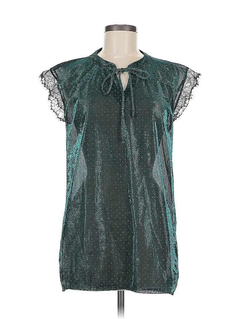 Pre-owned Lila Rose Sleeveless Blouse In Blue