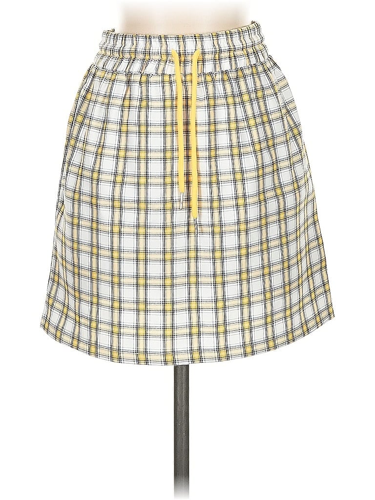 Pre-owned Unbranded Casual Skirt In Yellow