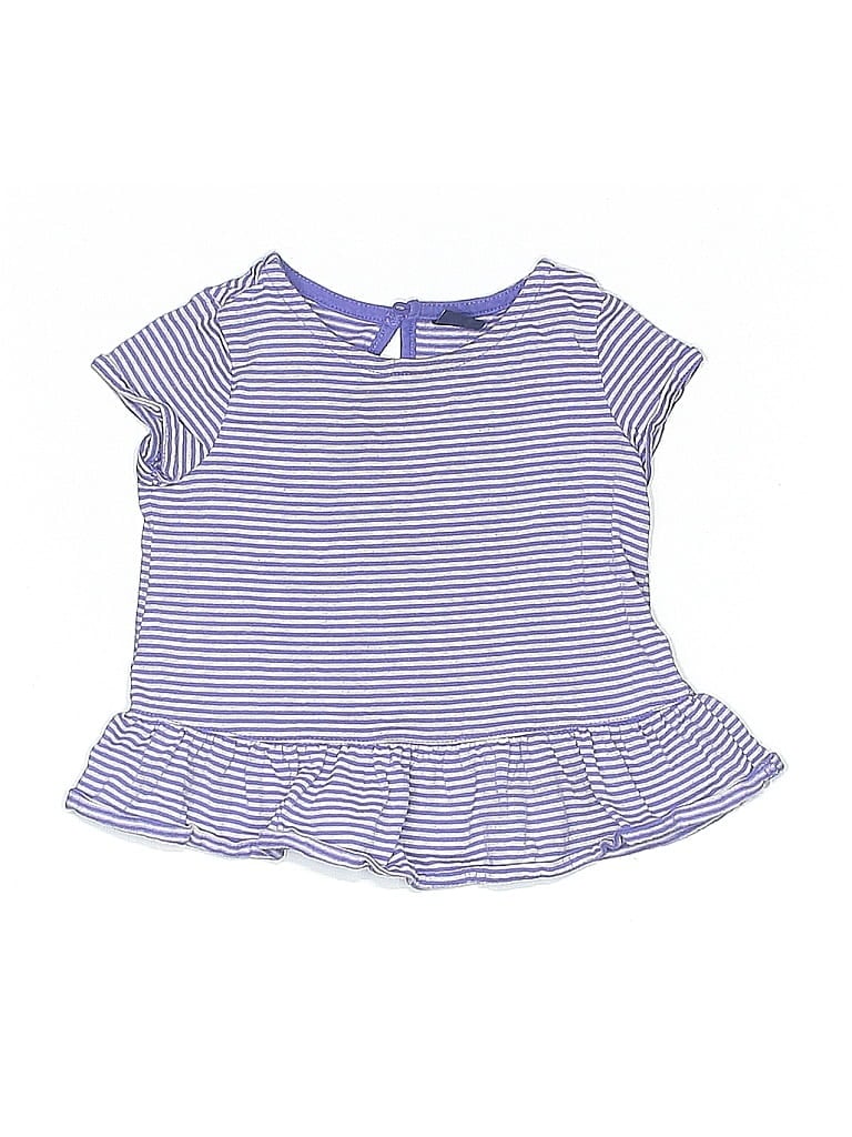 Pre-owned Baby Gap Kids' Short Sleeve T-shirt In Blue