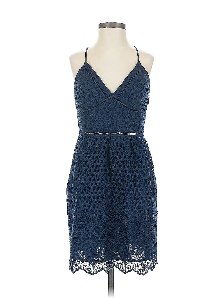 Pre-owned Abercrombie & Fitch Cocktail Dress In Blue