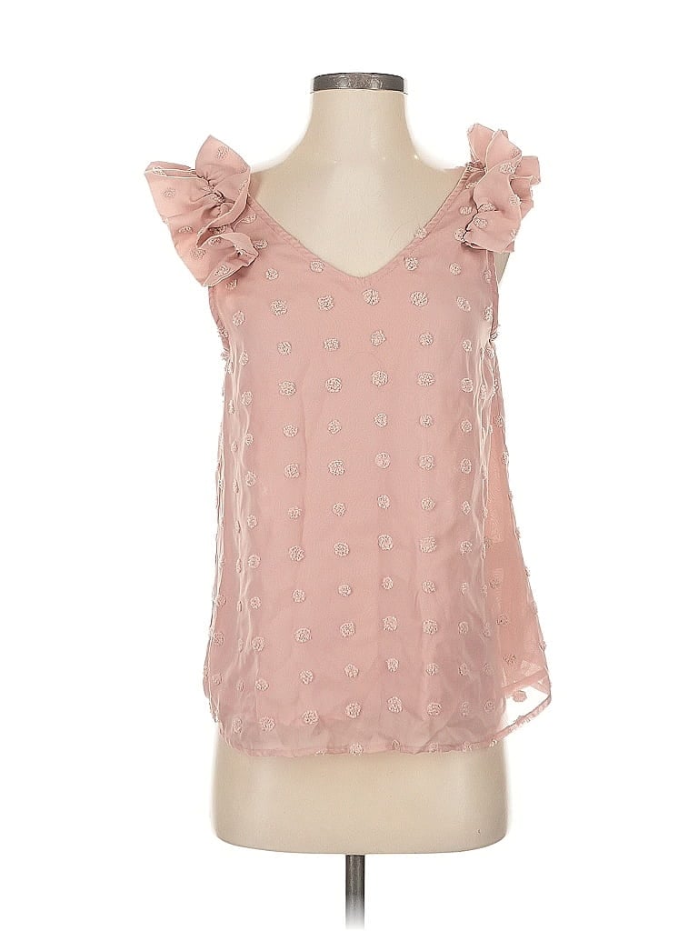 Pre-owned Entro Sleeveless Blouse In Pink