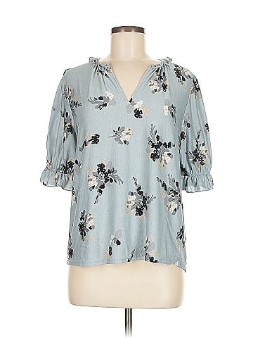 MELLODAY Short Sleeve Blouse (view 1)