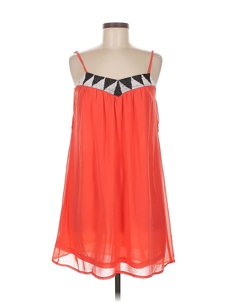 Pre-owned Theme Sleeveless Blouse In Orange
