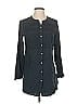 J.Jill 100% Rayon Gray Blue 3/4 Sleeve Button-Down Shirt Size XS - photo 1