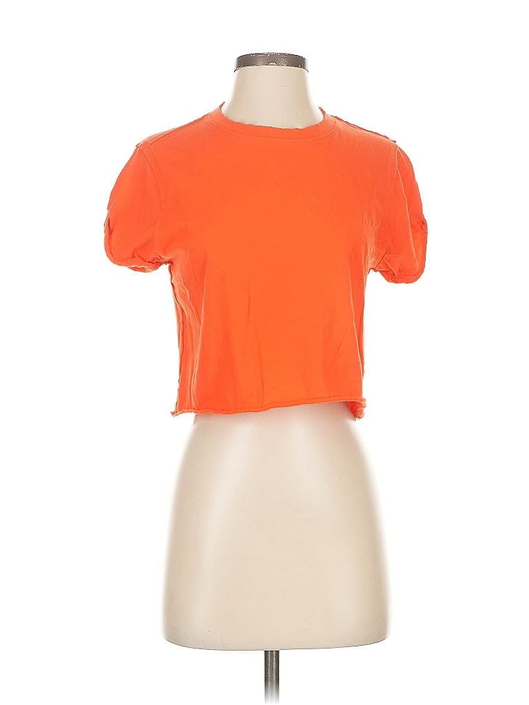 Pre-owned We The Free Short Sleeve T-shirt In Orange