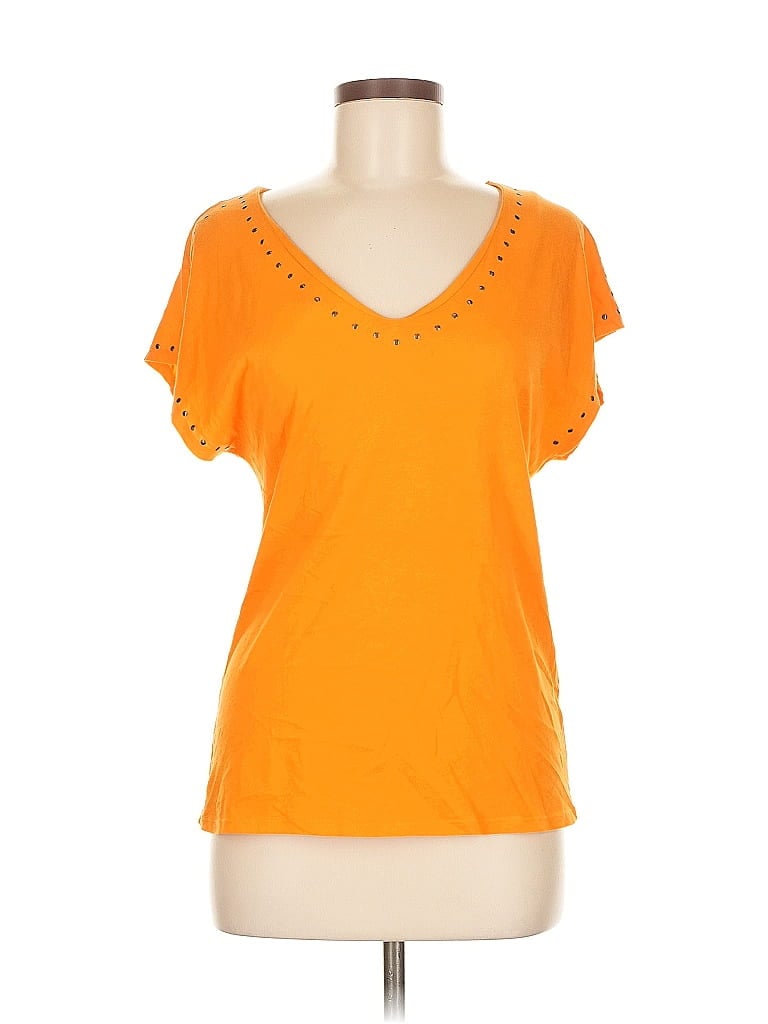 GIANNI BINI Pre-owned Short Sleeve T-shirt In Orange