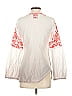 Rungolee Ivory Gray 3/4 Sleeve Blouse Size XS - photo 2