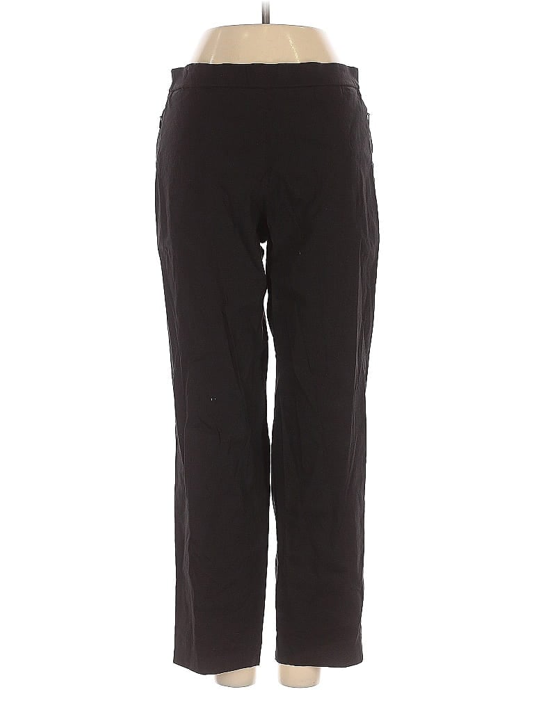 Pre-owned Theory Linen Pants In Black