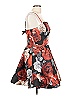 Trixxi 100% Polyester Floral Red Cocktail Dress Size 13 - photo 4