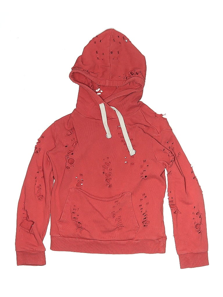 Pre-owned Katie J Nyc Kids' Pullover Hoodie In Red