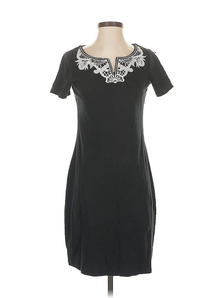 Pre-owned Talbots Casual Dress In Black