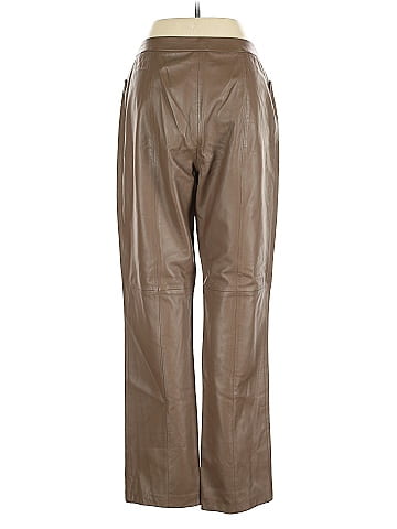 Linda Allard Ellen Tracy Leather Pants (view 2)