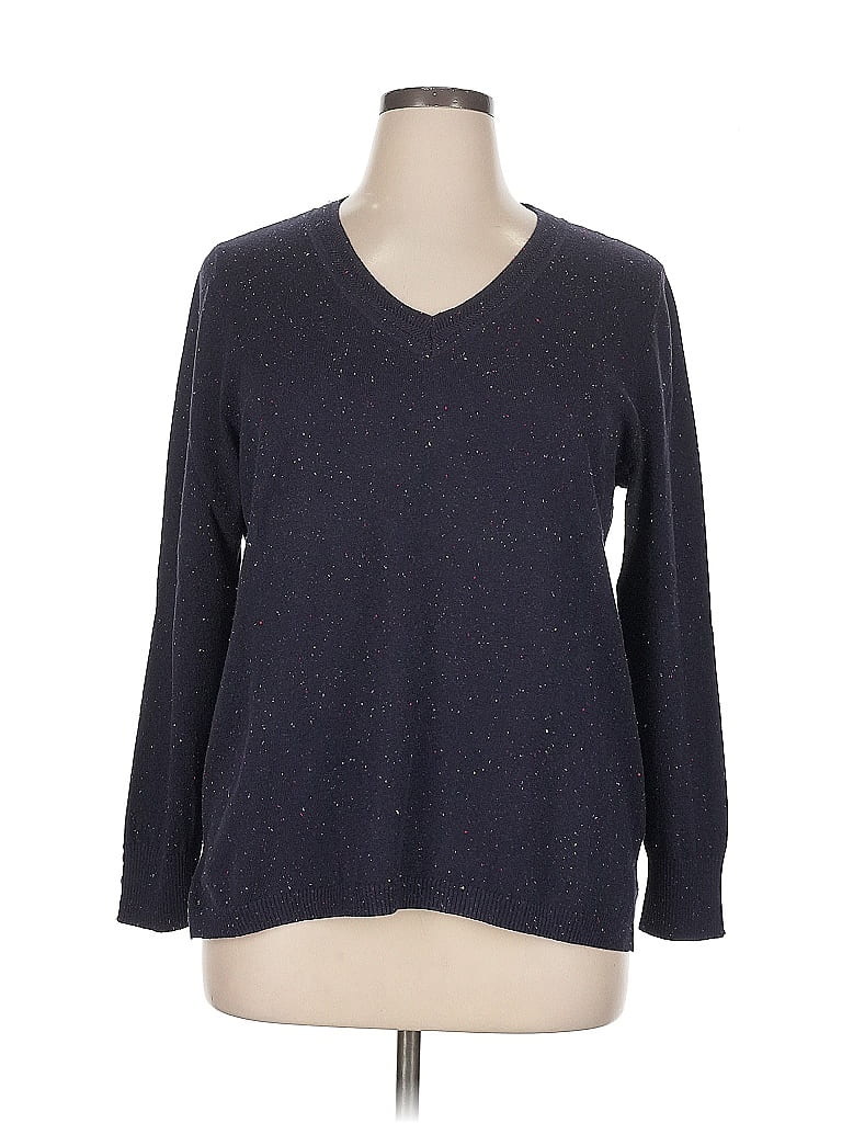 Pre-owned Talbots Outlet Pullover Sweater In Blue