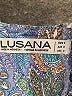 Lusana Paisley Blue Jumpsuit Size 4 - photo 3