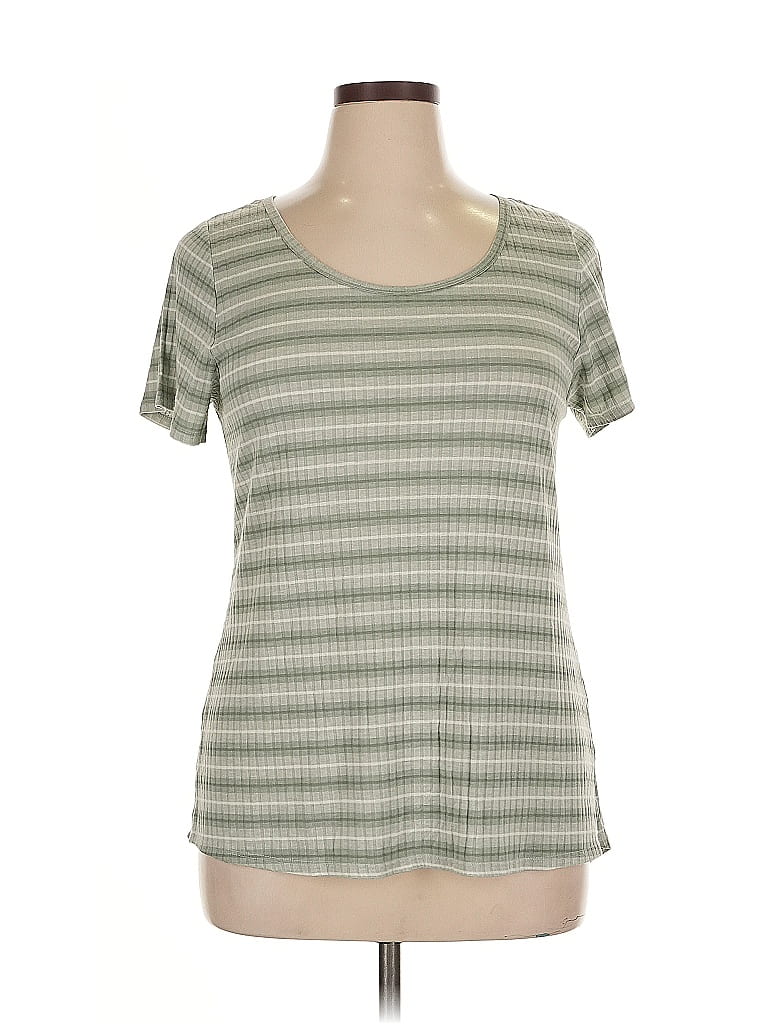 Pre-owned Lularoe Short Sleeve T-shirt In Green