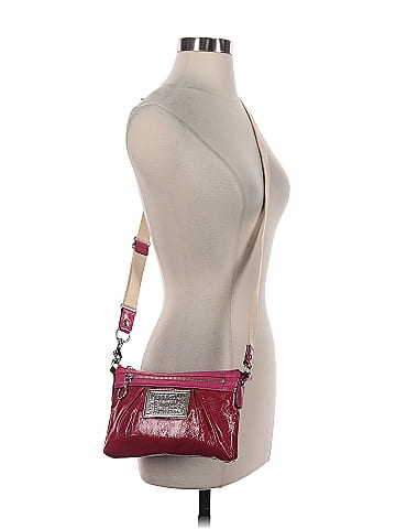 Coach Heart Poppy Leather Crossbody Bag (view 2)