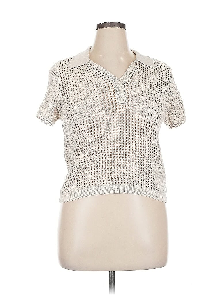 Pre-owned Calvin Klein Jeans Est.1978 Calvin Klein Jeans Cardigan Sweater In White