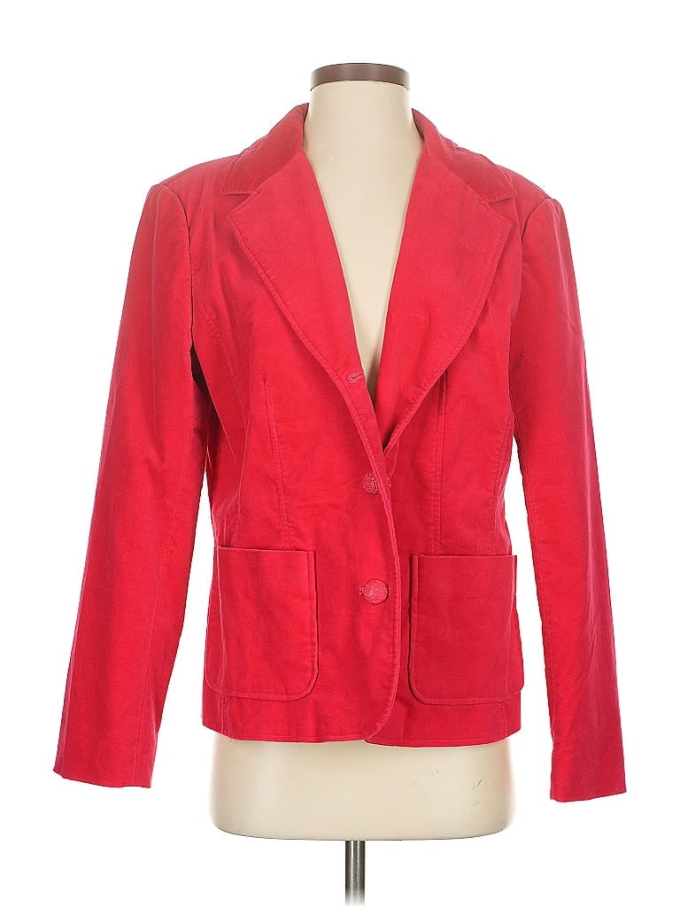Pre-owned Sag Harbor Blazer Jacket In Red