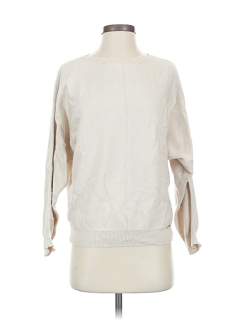 Pre-owned T Tahari Pullover Sweater In White