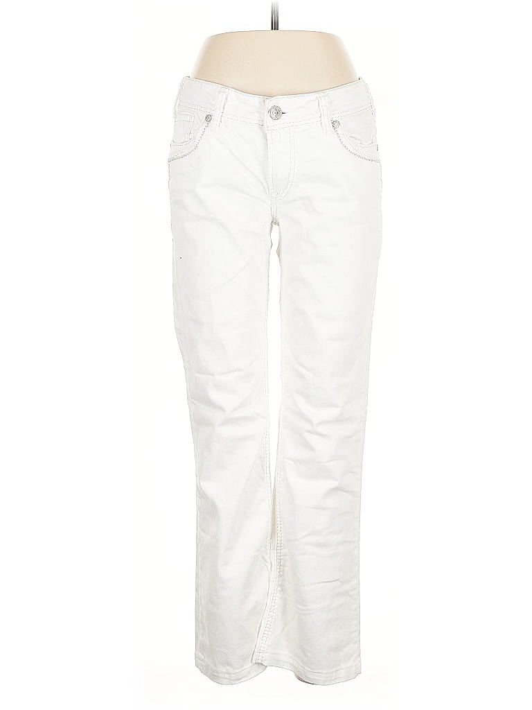 Pre-owned Silver Jeans Co. Casual Pants In White
